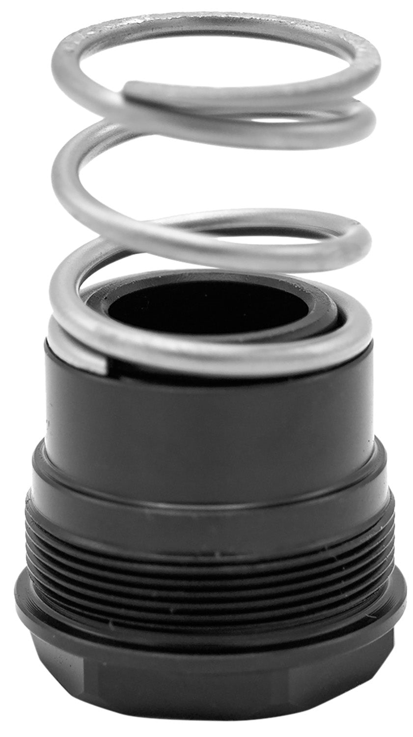 Huxwrx 1836 9mm Three-Lug Adapter 1/2x28 Black Nitride Steel