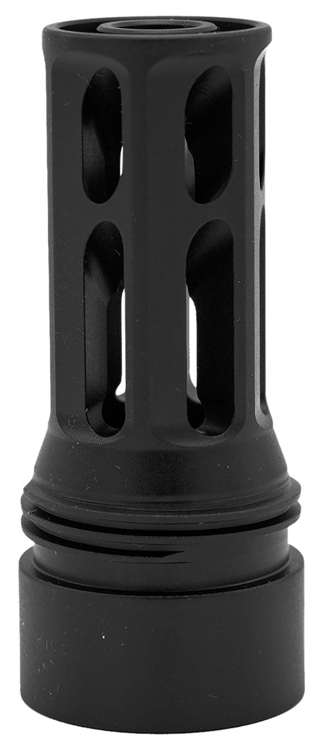 Huxwrx 1858 QD Flash Hider 7.62mm M26x1.5 Left Hand Black
