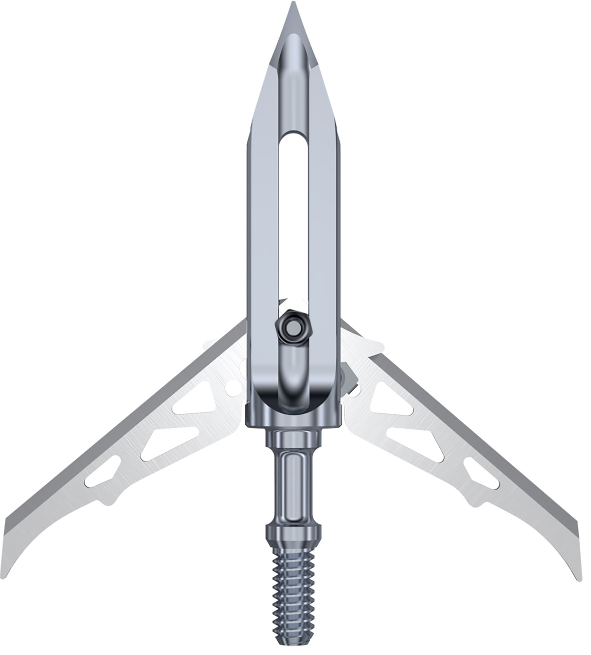 Ravin R100 100-Grain Titanium Mechanical Broadheads Silver 3 Pack