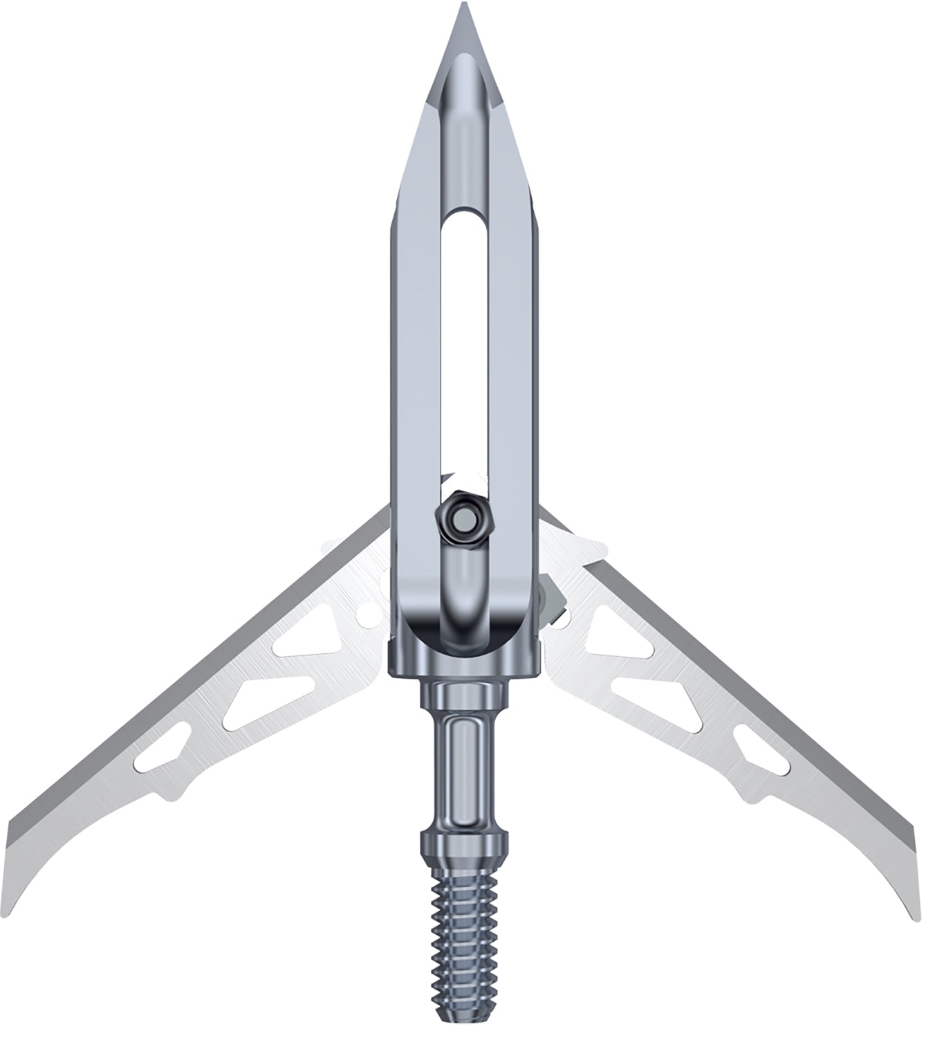 Ravin R100 100-Grain Titanium Mechanical Broadheads Silver 3 Pack