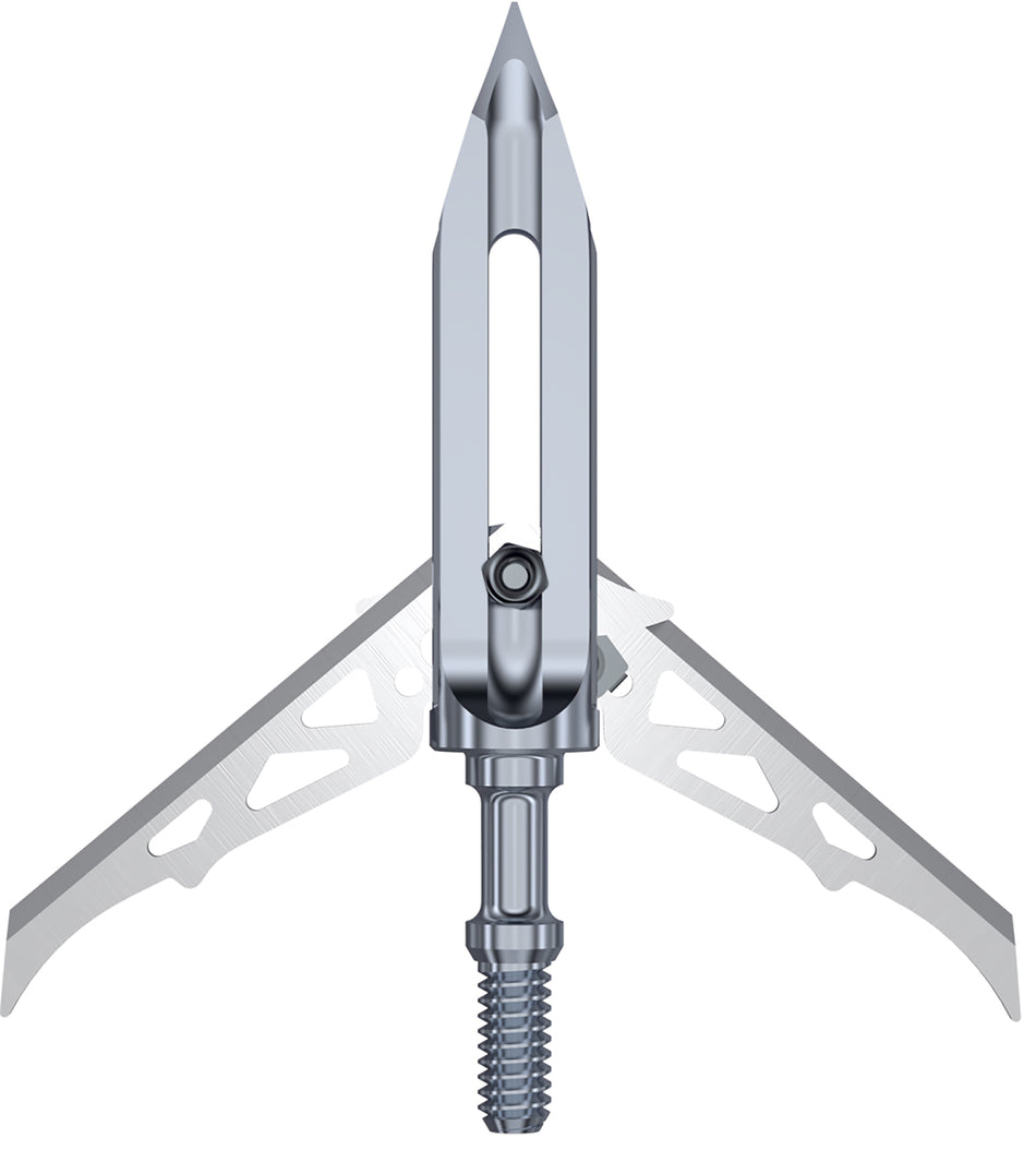 Ravin R100 100-Grain Titanium Mechanical Broadheads Silver 3 Pack