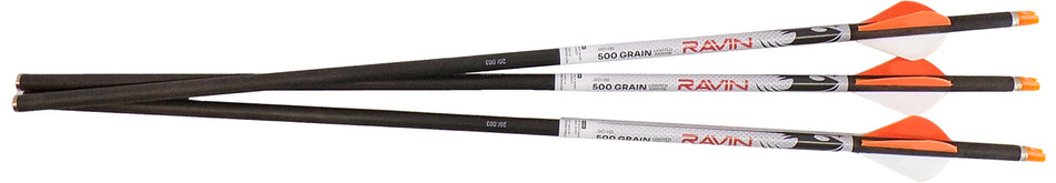 Ravin R144 500 Grain Lighted Carbon Crossbow Arrows XK5 3 Pack