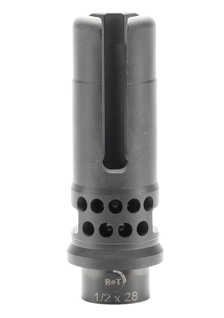 B&T BT-ASSAULT-3P DLC Stainless Steel Muzzle Device 1/2x28 Thread 2.65-Inch Overall Length