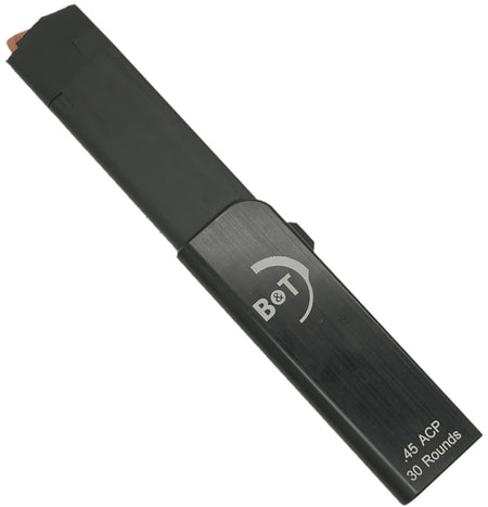 B&T Firearms BT-220599 .45 ACP 30-Round Mag Fits APC45-G/SPC45-G Black Polymer