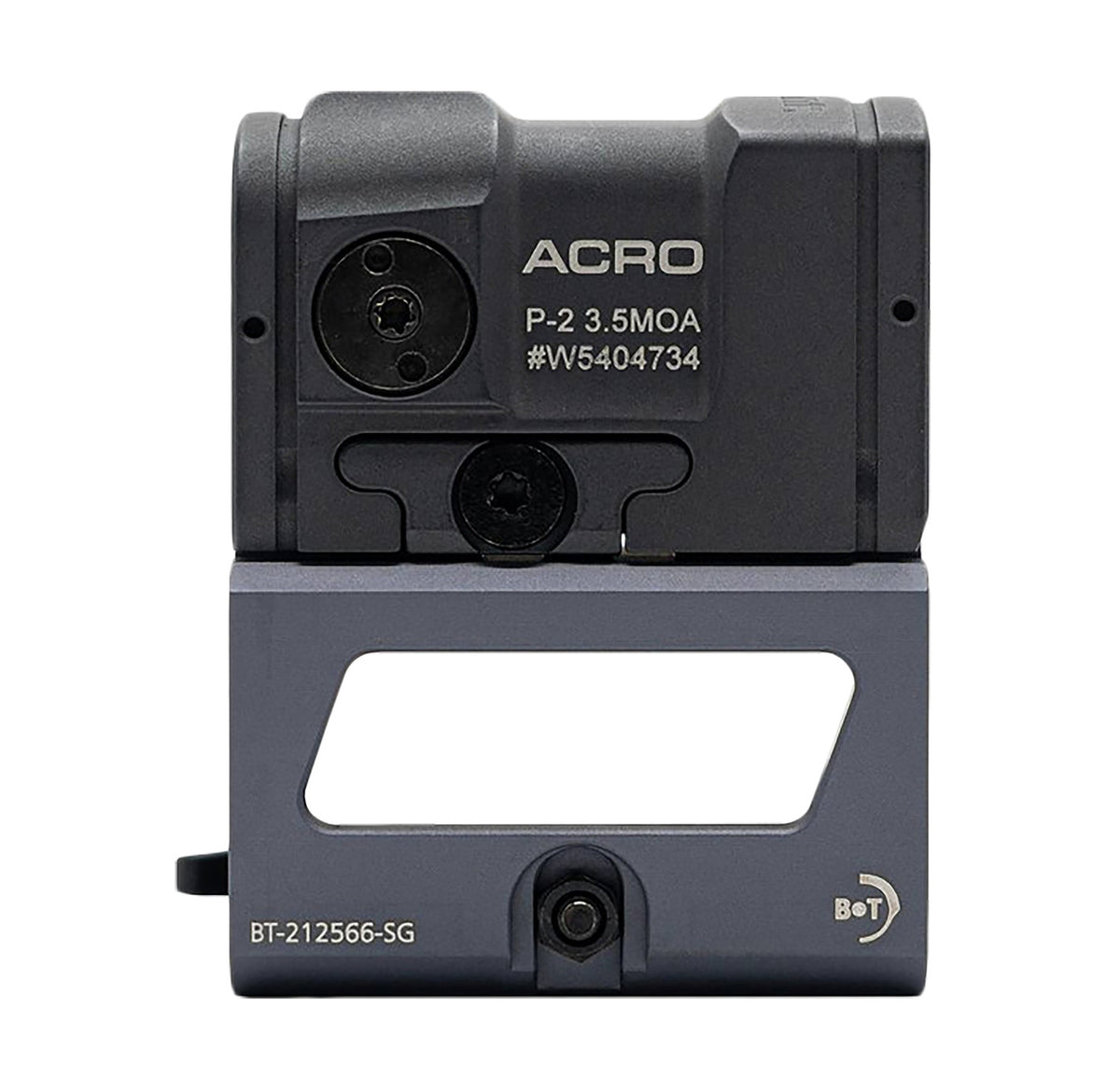 B&T AP-200871-SG-39-QD Aimpoint ACRO P-2 Gray 3.5 MOA Red Dot Reticle