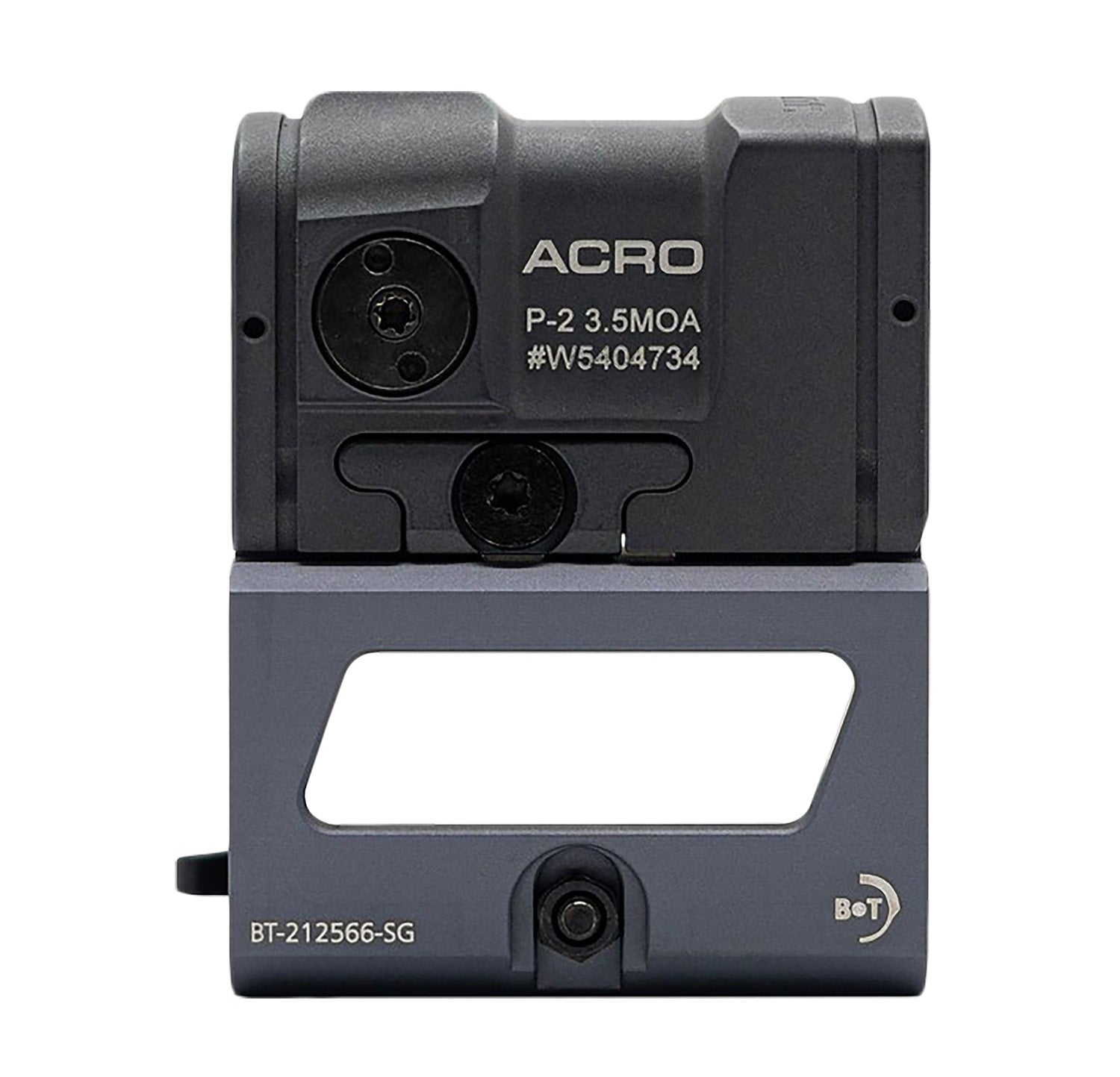 B&T AP-200871-SG-39-QD Aimpoint ACRO P-2 Gray 3.5 MOA Red Dot Reticle