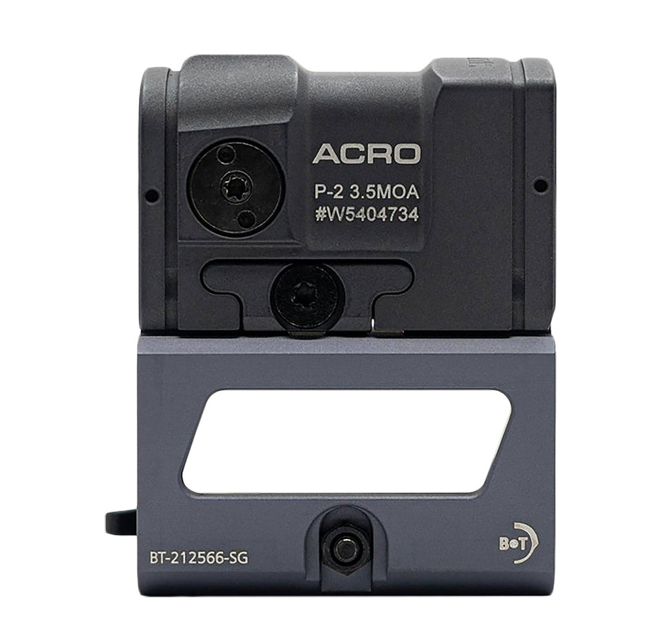B&T AP-200871-SG-39-QD Aimpoint ACRO P-2 Gray 3.5 MOA Red Dot Reticle