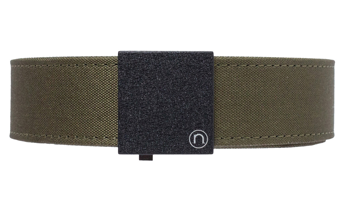 Nexbelt PCS5211 OD Green Nylon Ratchet EDC Belt 1.5" Wide Push Button Closure