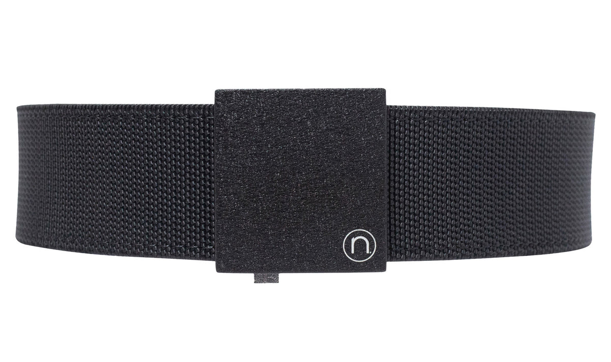 Nexbelt PCS5242 Black Nylon Ratchet EDC Belt 1.5" Wide Push Button Closure