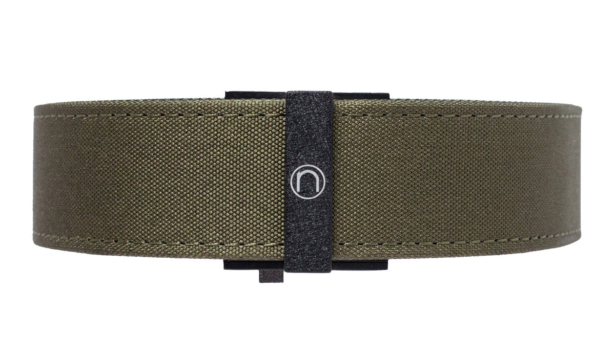 Nexbelt PCS5167 OD Green Nylon Tactical EDC Belt Fits up to 50" 1.5" Push Button