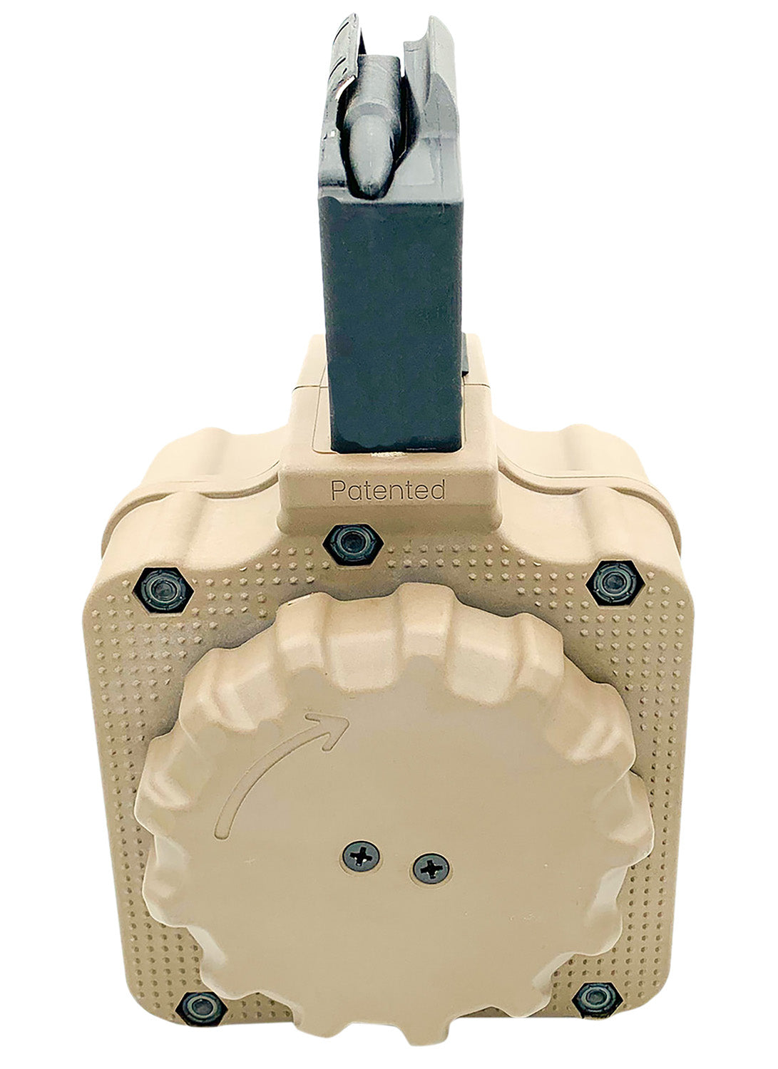 ProMag DRMA1-FDE AR-10 .308 Cal 50-Round Drum Magazine FDE Polymer