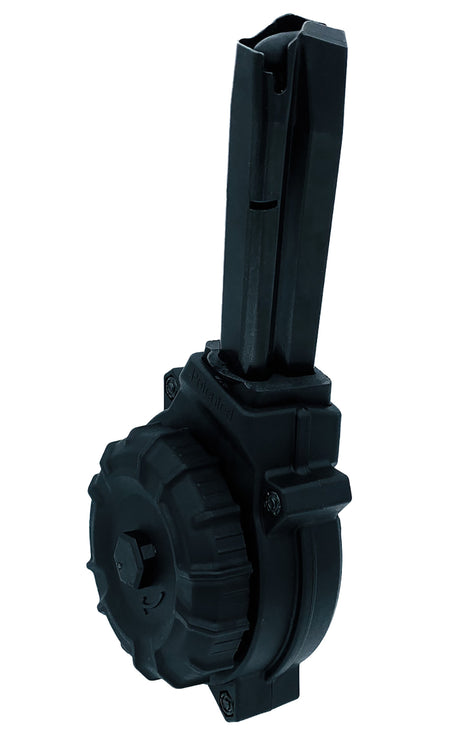 ProMag DRMA47 CZ-75 9mm 50rd Drum Magazine Black Polymer