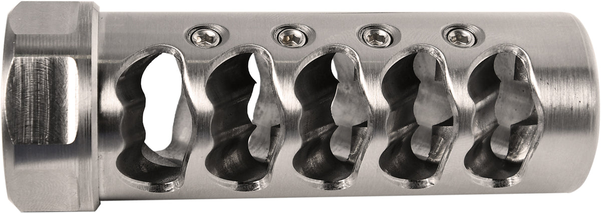 American Precision Arms Gen 4 Fat Bastard Stainless Brake 5/8"x24 30 Cal 1.10" Diameter 3.30" OAL