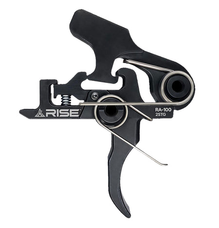 Rise Armament RA100BLK AR Trigger Two-Stage Black Nitride Curved
