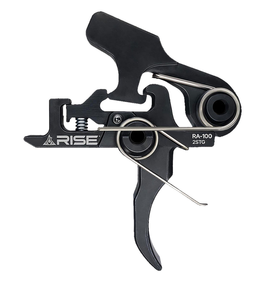 Rise Armament RA100BLK AR Trigger Two-Stage Black Nitride Curved
