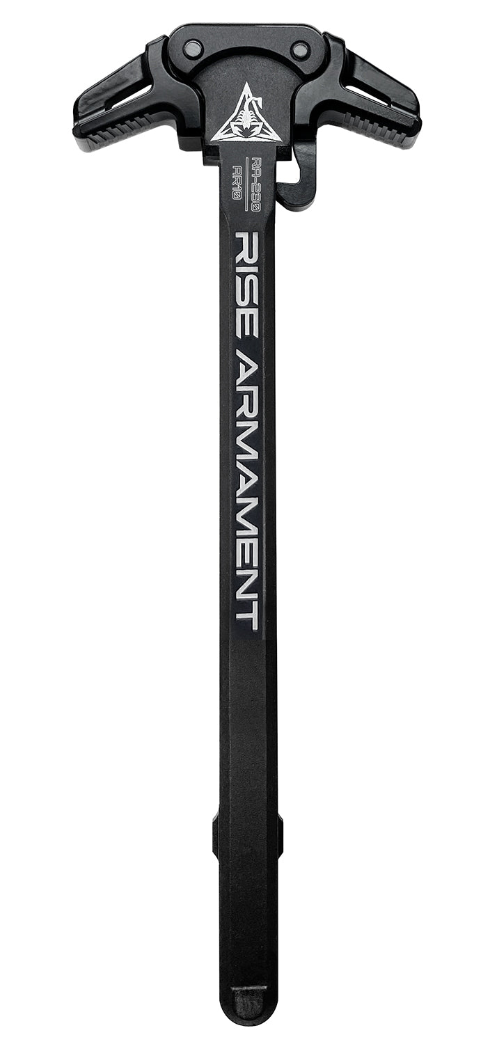 Rise Armament RA230BLK AR-10 Ambi Charging Handle Black Anodized Aluminum