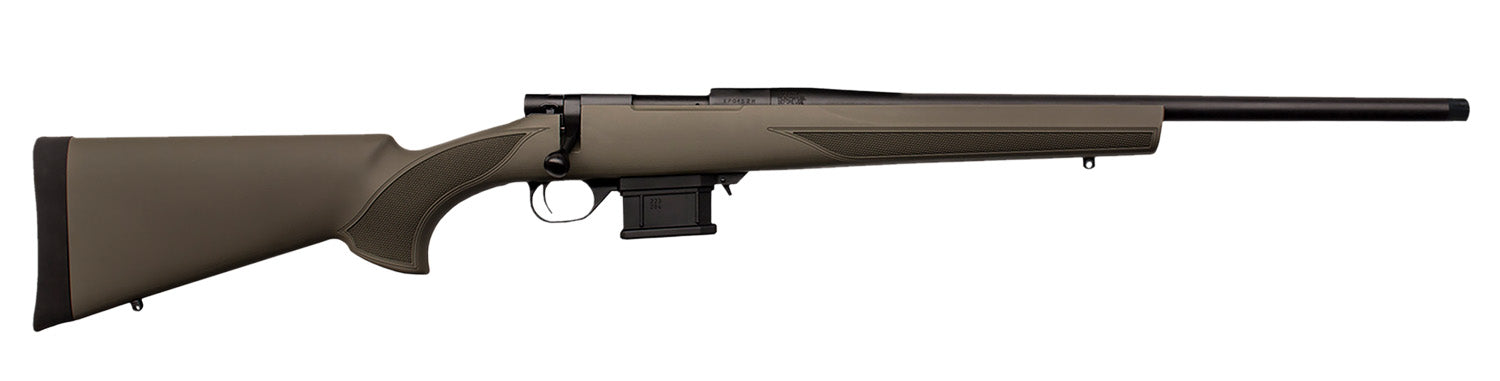Howa 1500 Mini Action 6.5 Grendel 20" Carbon Fiber Rifle, HTI Green Stock