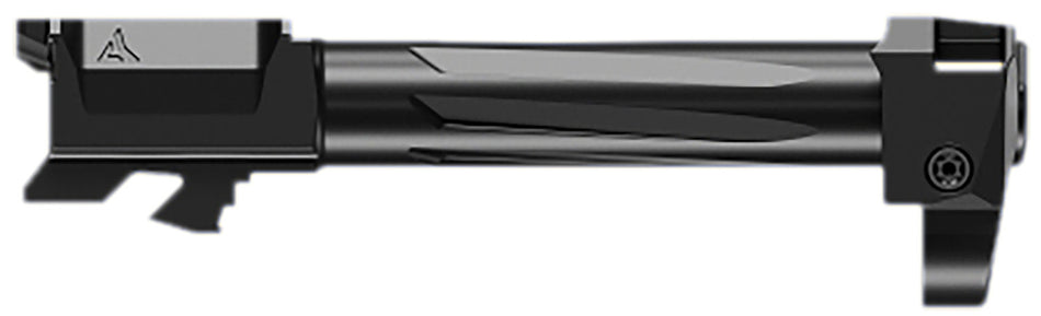 Radian Weapons R0872 Ramjet Barrel & Afterburner Combo Glock 17 Gen5, Black/Gray Stainless