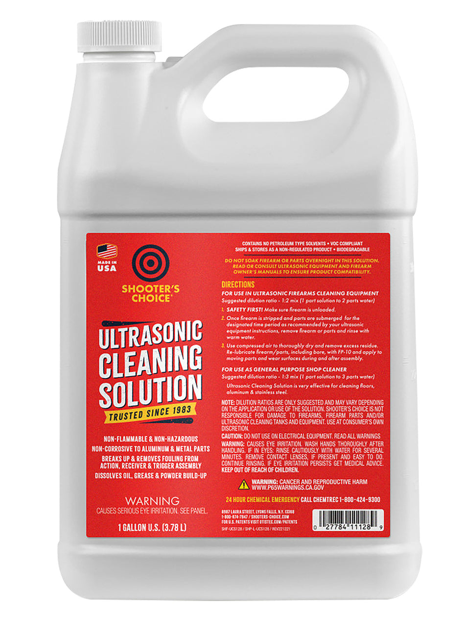 Shooters Choice 1 Gallon Ultrasonic Firearm Cleaning Solution