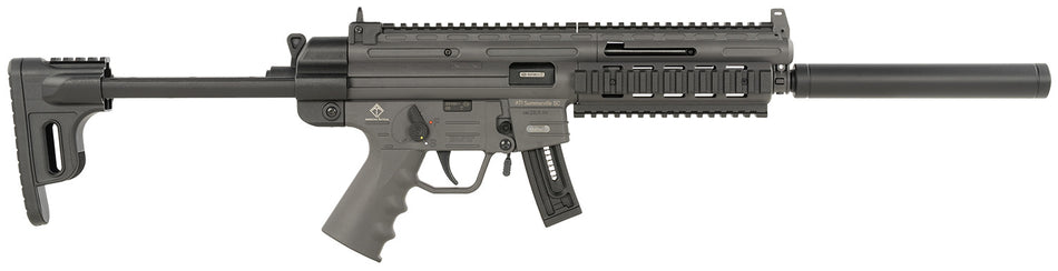 ATI GSG-16 .22LR Rifle, 10+1 Capacity, 16.25" Black Barrel, Smoke Gray Picatinny Receiver, M-LOK Handguard, Collapsible Stock