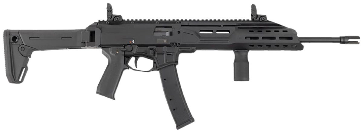 CZ-USA Scorpion 3+ 91440 Carbine, 9mm Luger, 20+1 Capacity, 16.30" Threaded Barrel, Magpul Folding Stock, Black