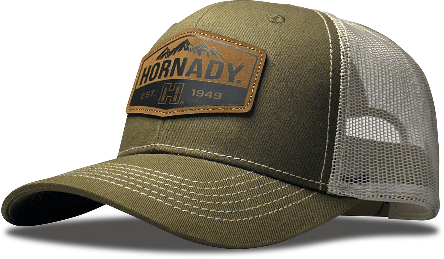 Hornady 32170 Hornady 2-Tone Sage Green Trucker Cap