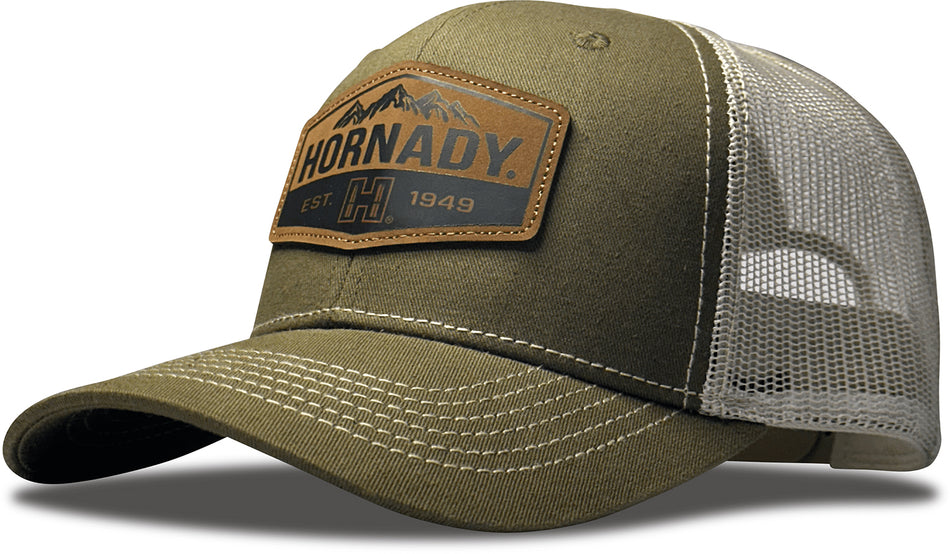 Hornady 32170 Hornady 2-Tone Sage Green Trucker Cap