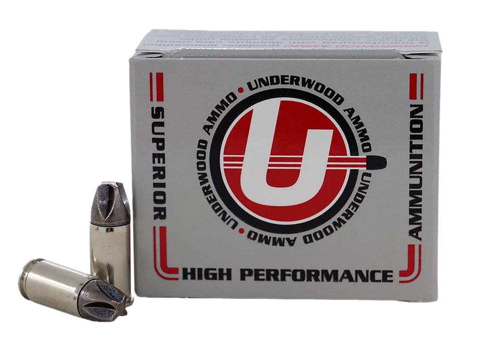 Underwood Ammo 9mm Luger / Parabellum Handgun Ammo  Solid Monolithic Solid 90 grain 