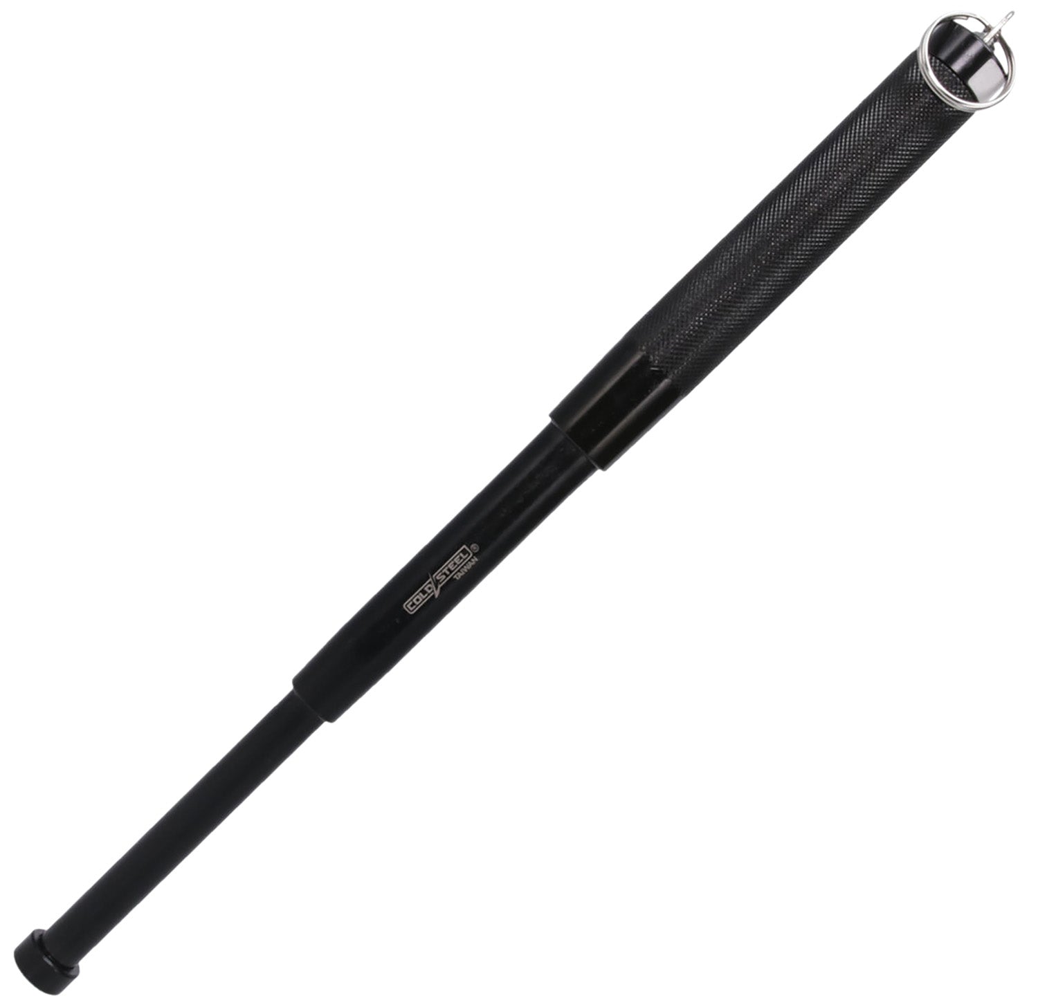 Cold Steel CSBT16 Black Steel Expandable Baton 11-16" Includes Pouch with Key Ring