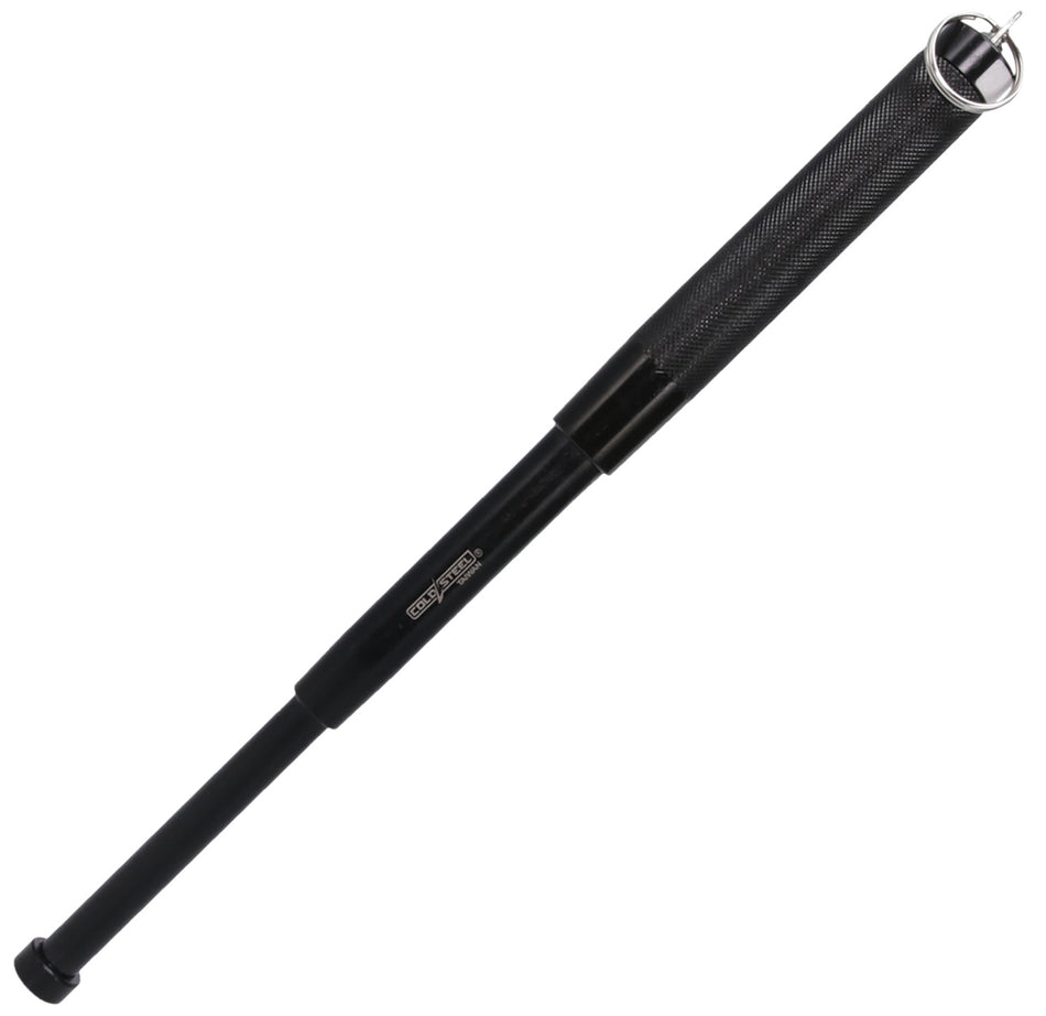 Cold Steel CSBT16 Black Steel Expandable Baton 11-16" Includes Pouch with Key Ring