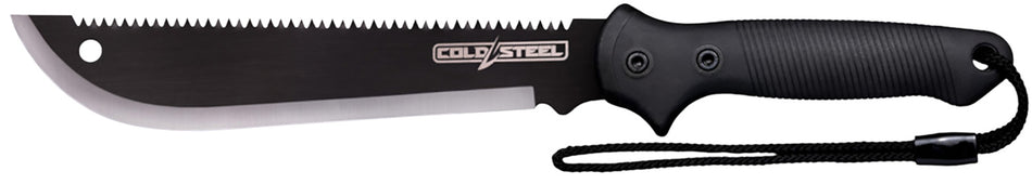 Cold Steel CSMAAXIS Axis Machete 11" Carbon Steel Blade, Textured Rubber Handle, 18" Overall with Sheath