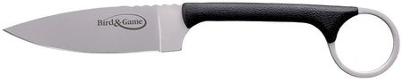 Cold Steel CS20A Bird & Game Fixed Blade Knife 3.50" AUS-8A Drop Point, Black Textured Polymer Handle