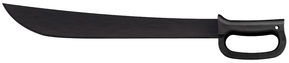 Cold Steel CS97AD18S Latin D-Guard Machete 65Mn Carbon Steel, Black Poly Handle, 23.63" Long and Sheath
