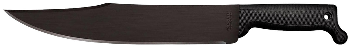 Cold Steel Bowie Machete 12" 65Mn Carbon Steel Black Polypropylene Handle Includes Sheath