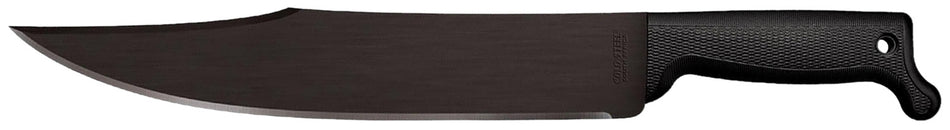 Cold Steel Bowie Machete 12" 65Mn Carbon Steel Black Polypropylene Handle Includes Sheath