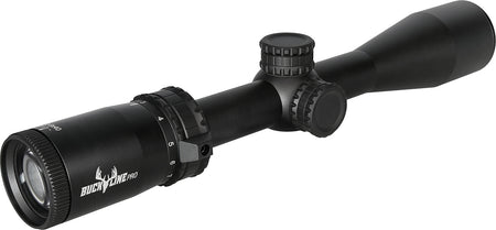 TruGlo TGTG85394PXB Buckline Pro Matte Black 3-9x 40mm Rifle Scope with Rings Included
