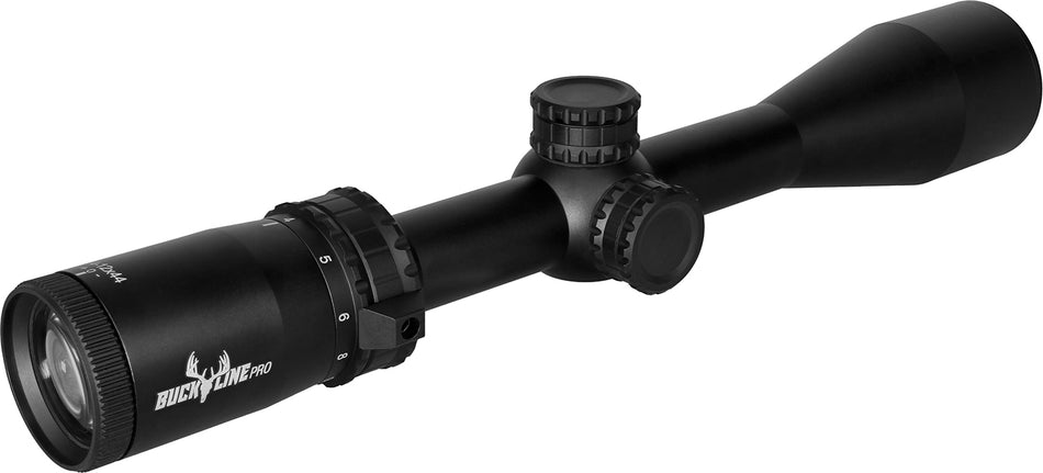 TruGlo TGTG8541PXB Buckline Pro Matte Black 4-12x 42mm Rifle Scope Rings Included