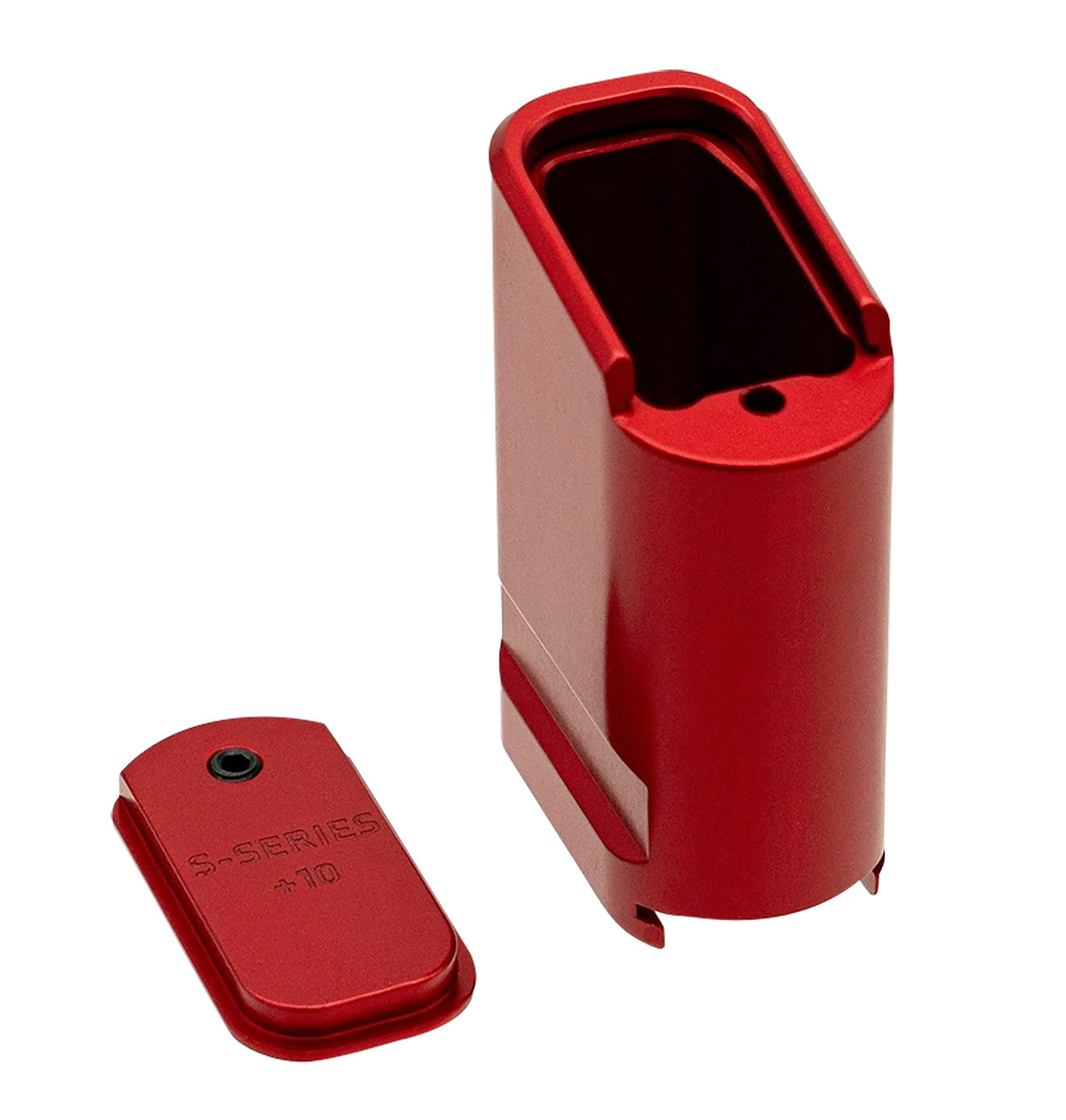 Shield Arms S15 Magazine Extension 10rd Red Anodized Aluminum for Shield Arms S15