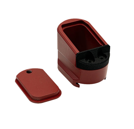 Shield Arms 5-Round Magazine Extension Compatible with M&P 2.0 Red Anodized Aluminum MPME5RED