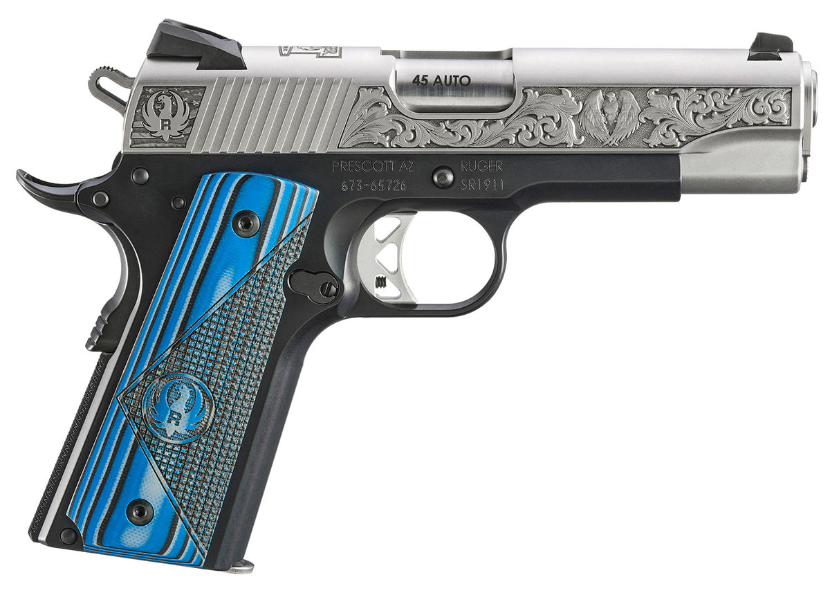 Ruger 16702 Newport NH .45 ACP Street Edition Pistol, 7-Round, Blue/Black Deluxe Finish
