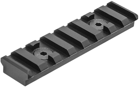 UTG MTURS09M 8-Slot Picatinny Rail Section for M-LOK Handguards Black