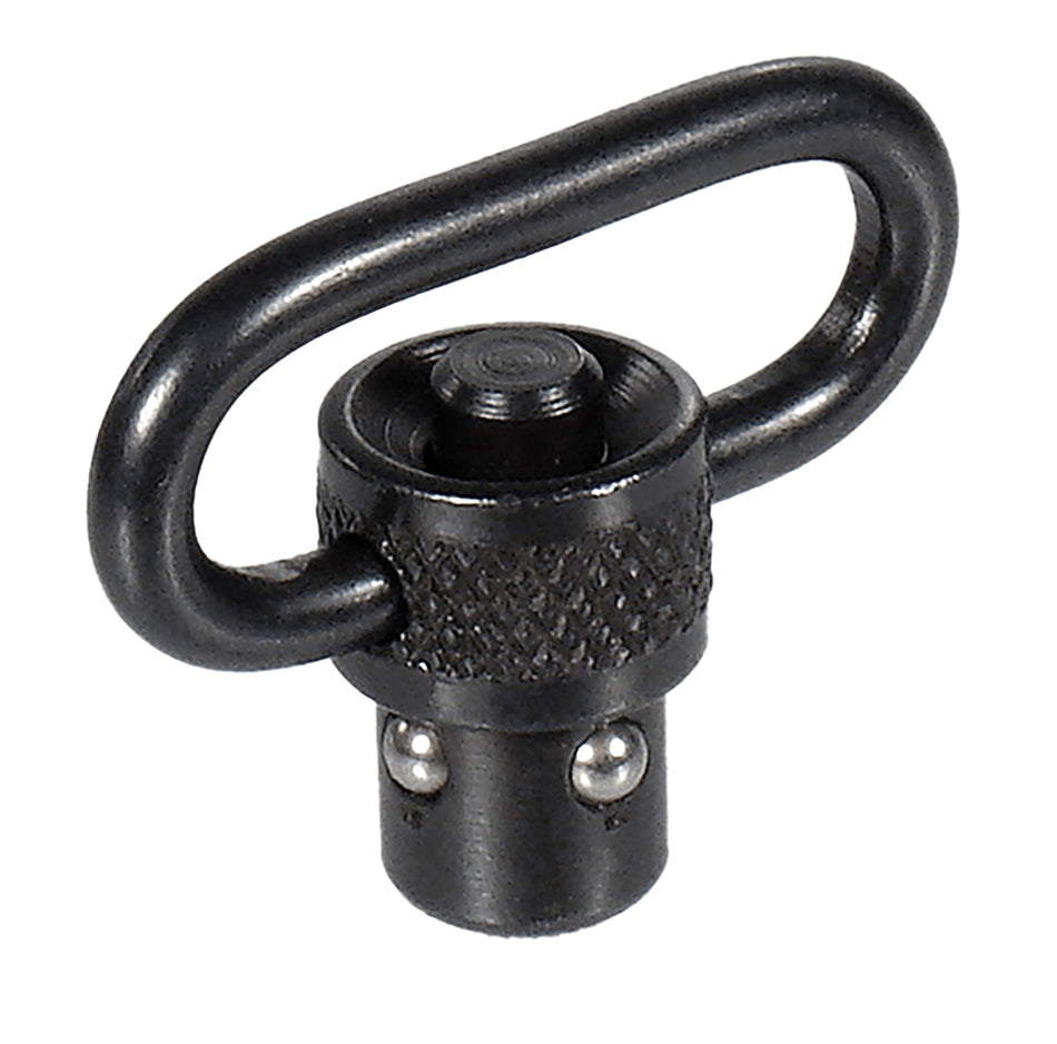 Leapers TLQDSW08A 1" Push Button Quick Detach Sling Swivel Black