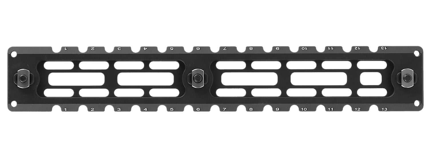 Leapers ARCA Rail 6-Slot M-LOK Mount 9.40" Long Matte Black Aluminum TLUMA03
