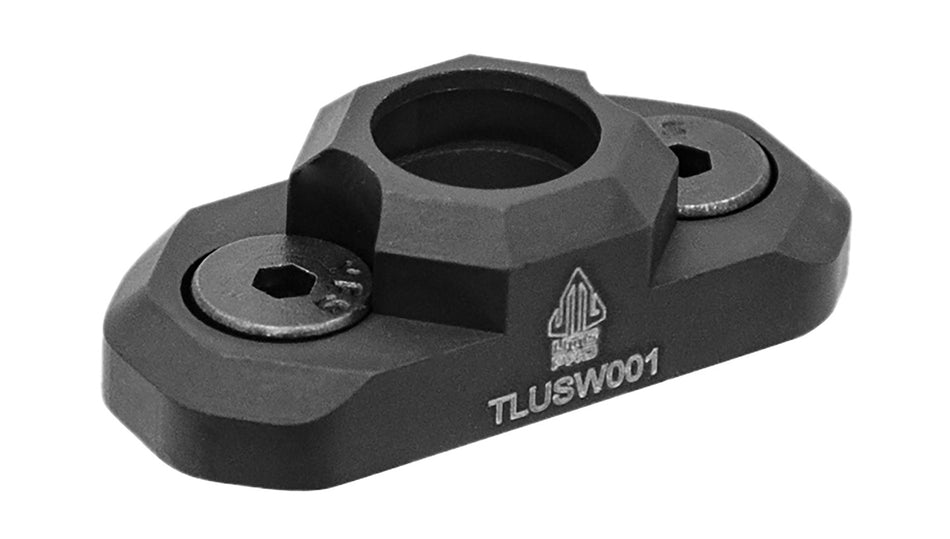 Leapers TLUSW001 Black Anodized Aluminum QD Sling Swivel M-LOK Adaptor