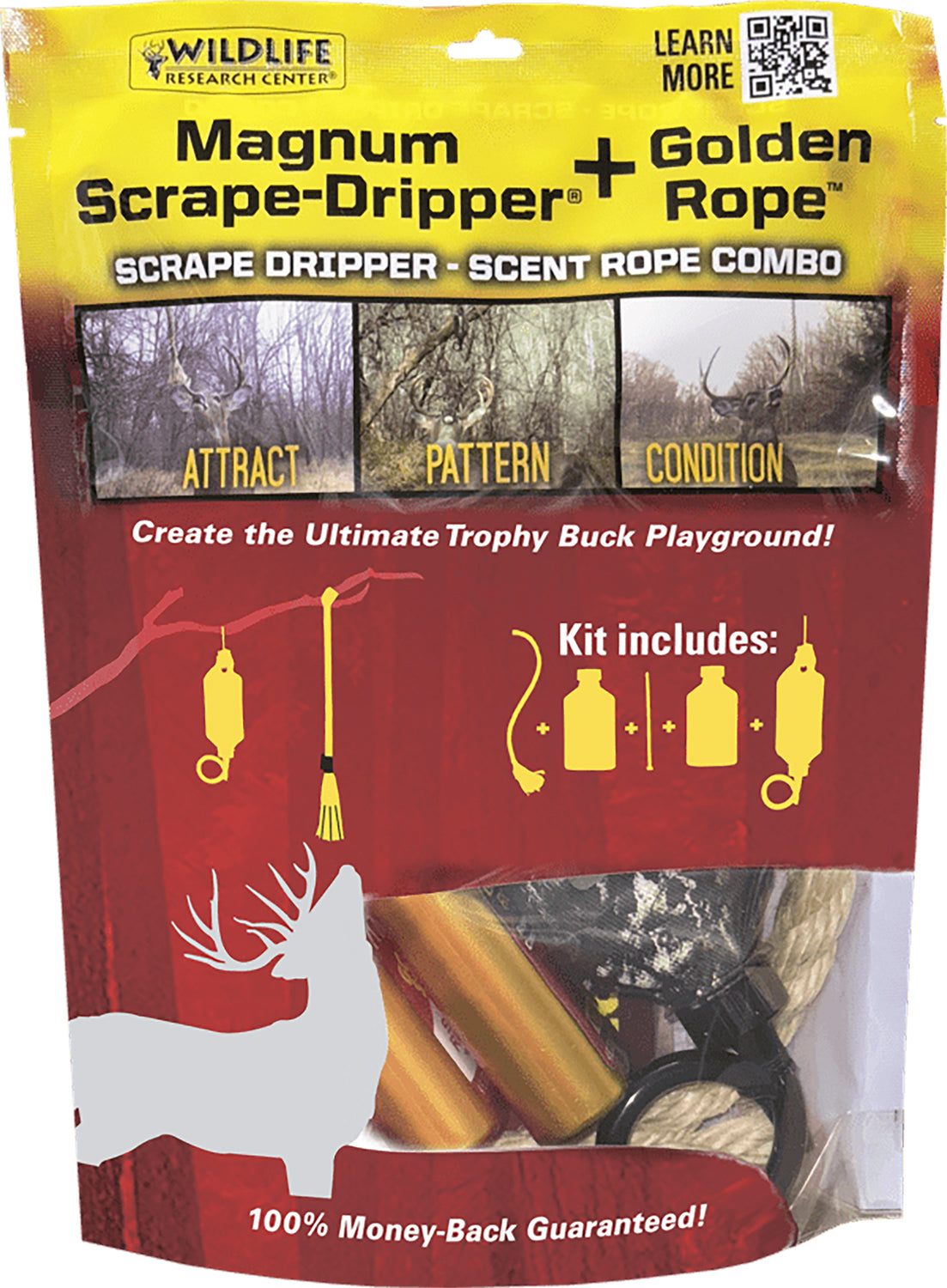 Wildlife Research Golden Rope 395 Deer Attractant Kit with Scrape-Dripper and Scent