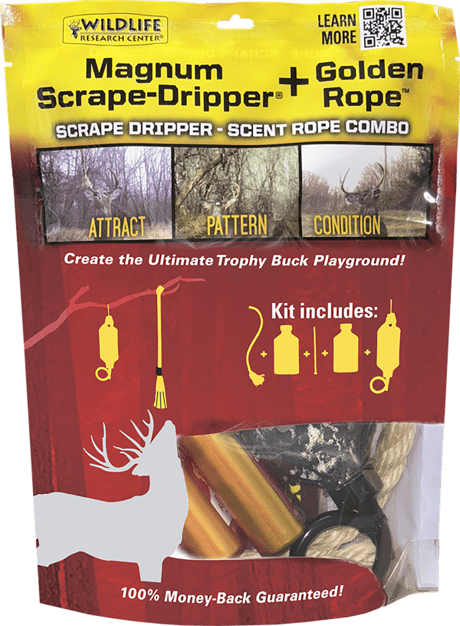 Wildlife Research Golden Rope 395 Deer Attractant Kit with Scrape-Dripper and Scent