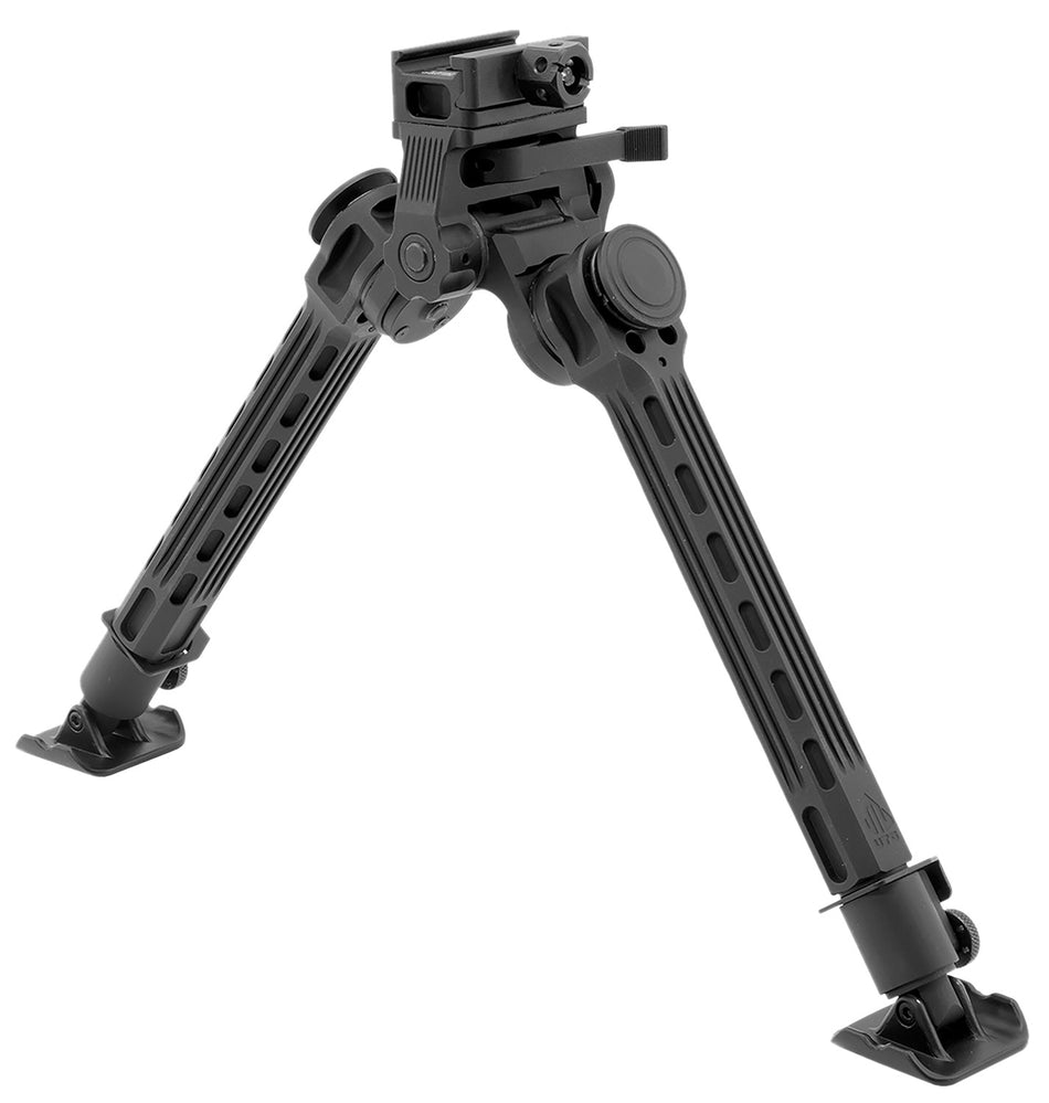 Leapers TLBPFS01A Big Bore Picatinny Bipod Matte Black 9-14"