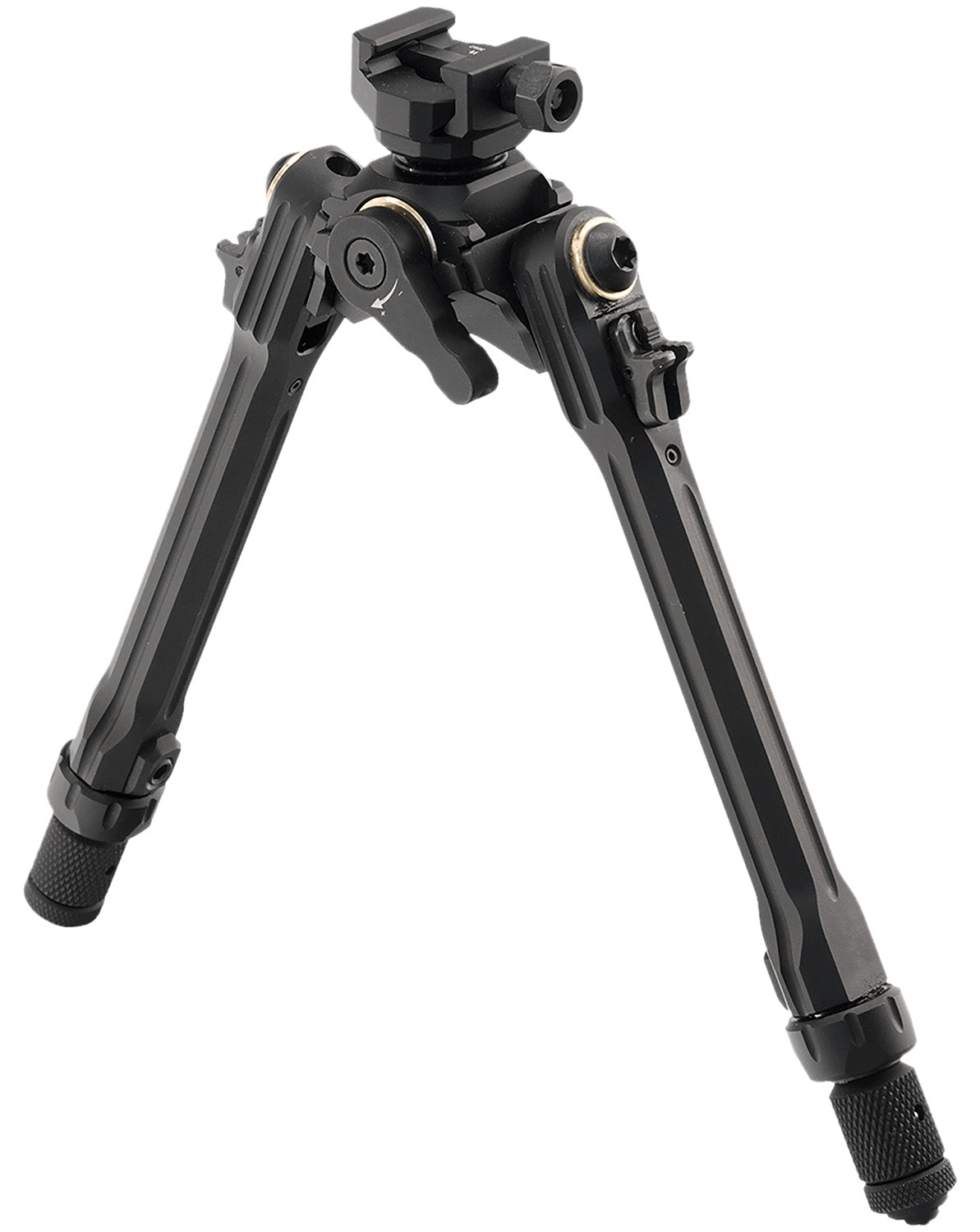 Leapers TLUBP01 Matte Black Anodized Bipod 8.5-11" Aluminum Steel