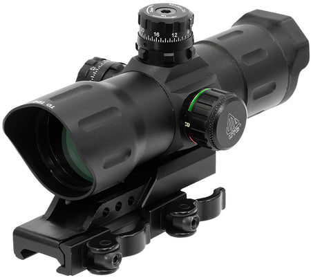 UTG ITA 6 Inch Tube Red/Green T-Dot Sight QD Dual-Lever Offset Mount