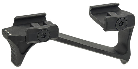 Leapers MTAFGP01 Angled Slim Foregrip Matte Black Anodized Aluminum